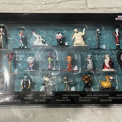 Disney THE NIGHTMARE BEFORE CHRISTMAS Nano Metal figures 20 Piece - 25th Anniversary