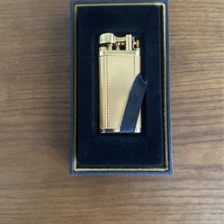 Dunhill Unique Barley Gold Plated Lighter Flint Lighter