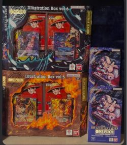 One Piece Card Game Illustration Box Vol. 5 & 6 Bundle
