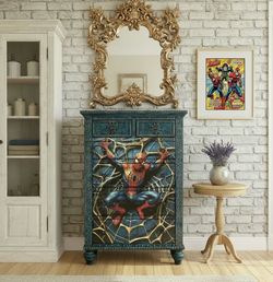 Unique wood dresser