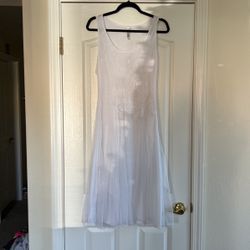 Feminine White Sweet Dress