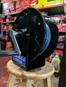 Coxreel 50’ pressure washer reel with hose $350 (financing available)