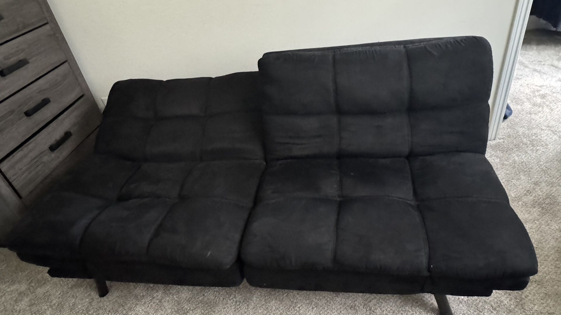 Black Velvet couch or a bed