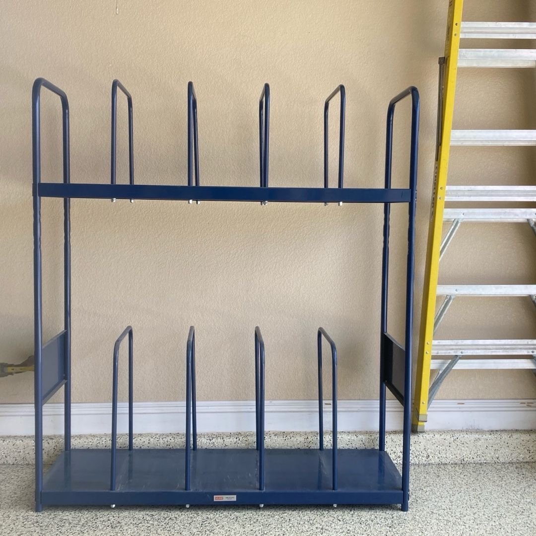 Uline Blue Racking Uline Medium Duty, Blue, Material Handling, Shelving Unit for Sale in ...