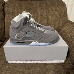 Wolf Gray Jordan 5s