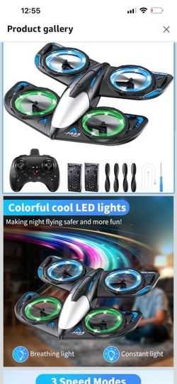 RC Quadcopter Drone with LED Lights