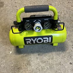 Ryobi 1gal 18v Compressor (tool Only) 