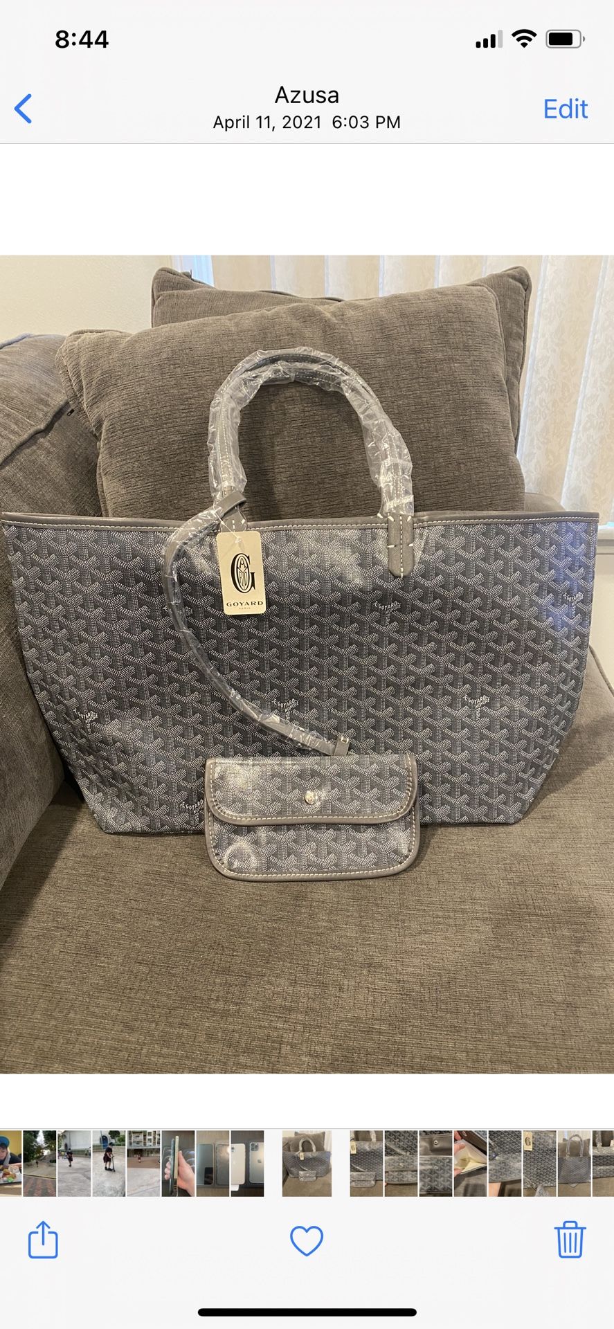 New Goyard Gary Large Tote Bag With Wallet