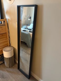 Full Length Floor Mirror Black Frame