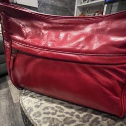 SAS Red Leather Purse