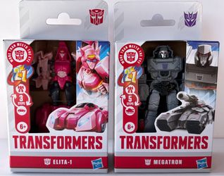 NEW Hasbro 2025 Transformers 4.5” Elita-1 & Megatron