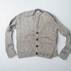 NWOT J.Crew Vintage Peri Blue Beach Cardigan Sweater Size Large