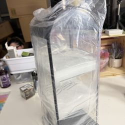 2 Black Metal Lantern  