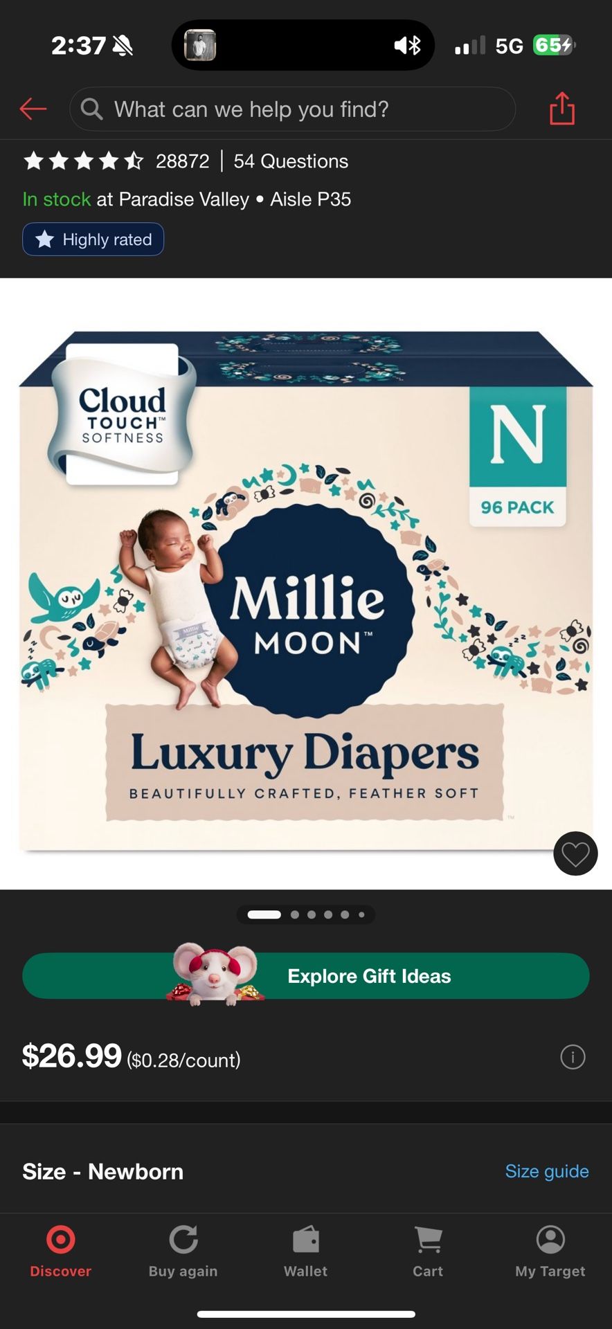 FREE Millie Moon newborn Diapers Unboxed 