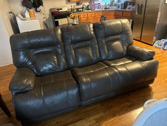 Ashley reclining leather sofas
