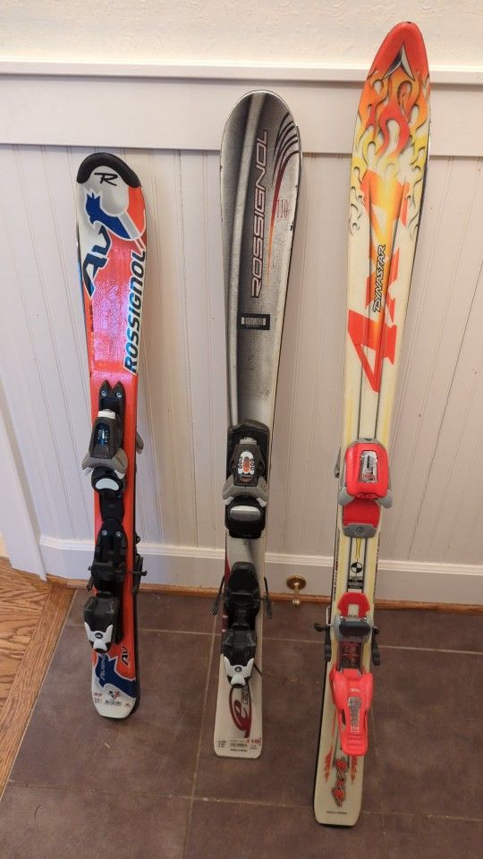 Kids Skis 100, 110 And 120cm