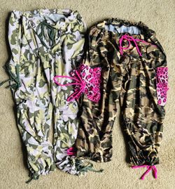 2 Pack: Women's Turbo Wear M/L Camouflage Athletic Workout Pants