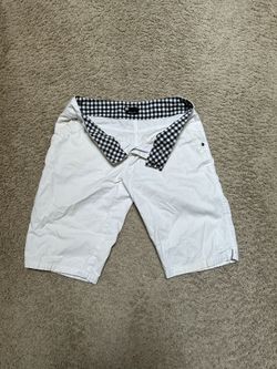 DG Men’s White Canvas Shorts -size 28