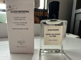 GLOSS MODERNE CLEAN LUXURY COLLECTION EEN IT CLEAN LUXURY PERFUME OIL L'HUILE PARFUM LUXE PURE ROSE BULGARE ULTIME GLOSS MODERNE ROSE BULGARE ULTIME L