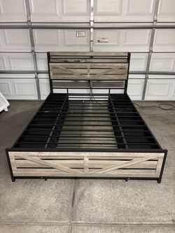 Queen bed frame