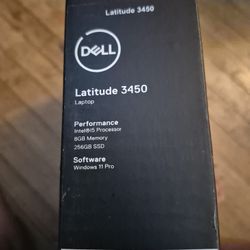 New In Box Dell Latitude Intel15, 8gig, 256g 2ssd