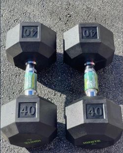 40.lbs x 2 dumbbell set NEW