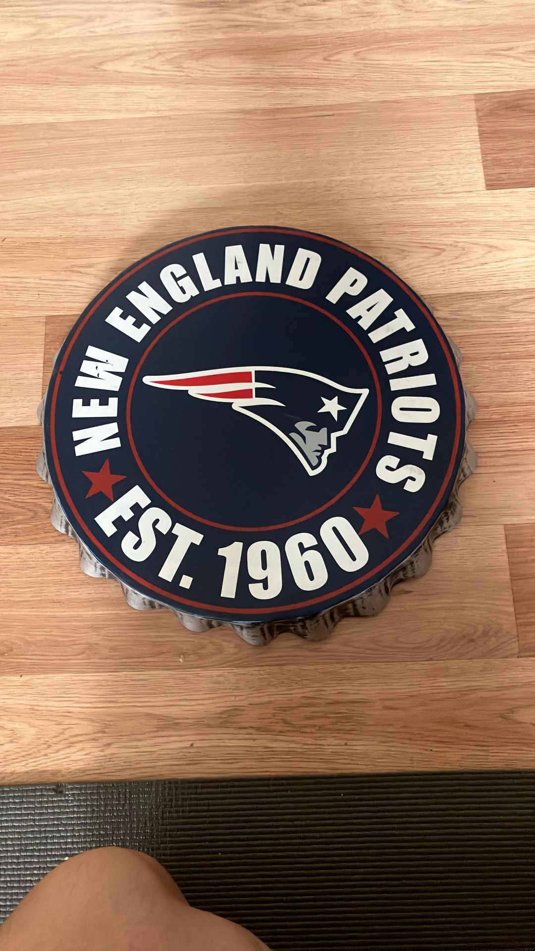New England Patriots Hanging Display/Fan Memorabilia