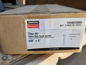 Heavy duty screw anchors