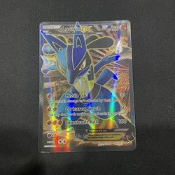 Pokémon TCG Lucario EX Ultra Rare Full Art Holo Card XY-Furious Fists 107/111