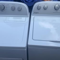 XL WHIRLPOOL WASHER & DRYER HE TOP LOAD ELECTRIC SET FREE LOCAL DELIVERY