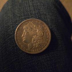 1884 Silver Dollar 