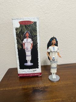 Hallmark Vintage 1996 Native American Barbie Ornament