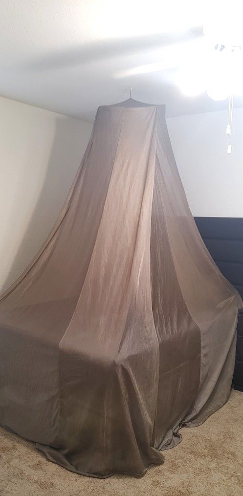 Shielding 1-Door 100% Silver Circular Canopy -5G Tested EMF Protection - Faraday