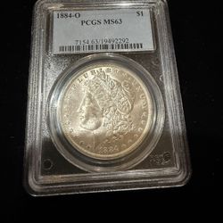 1884-O MS63 PCGS