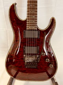 Schecter C1 FR Hellraiser Electric Guitar Black Cherry