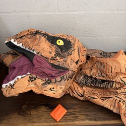 T Rex Inflatable Costume Adult Size