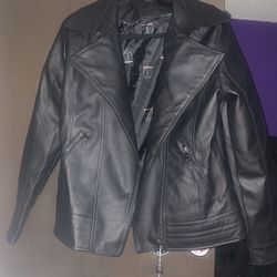 Brand New With Tag Leather Jacket 