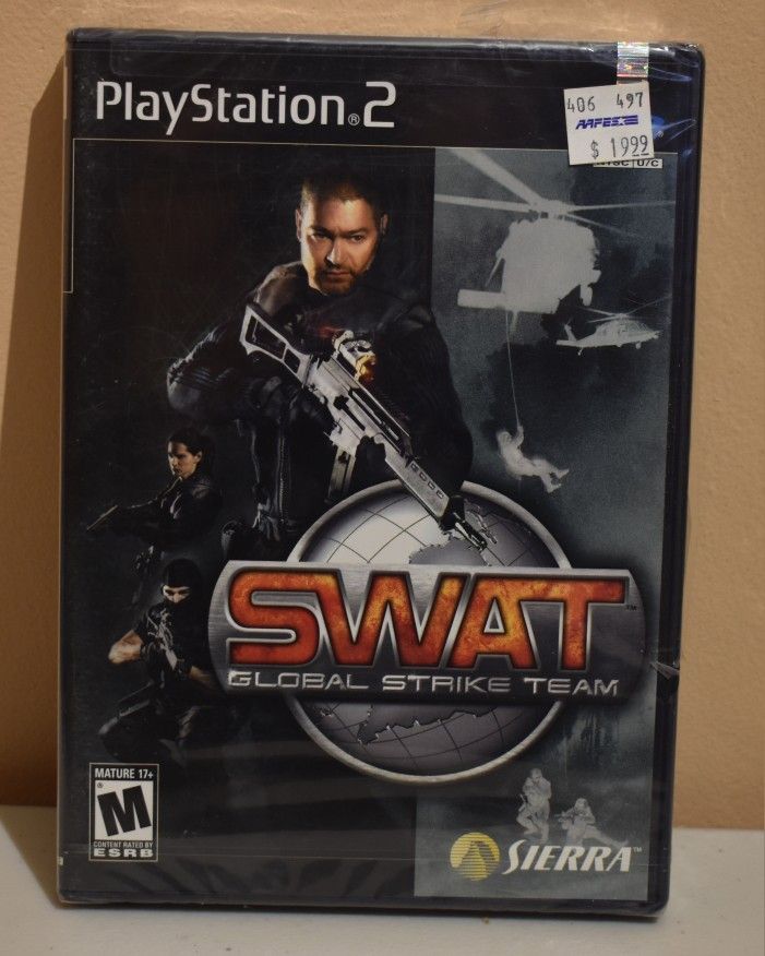 PS2 PlayStation 2 SWAT Global Strike Team Sealed