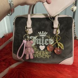 new no tags juicy couture w bag charms