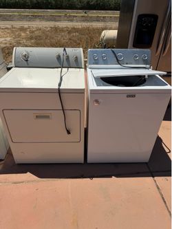 Washer and gas dryer