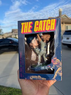 Dodgers bobblehead the catch Andy Pages Kike Hernandez