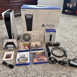 Sony PS5 Bundle with Games and extra