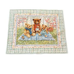 Much Loved Bear Picnic Quilt Blanket
