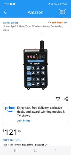 Linear ACCESS  AP-5 Wireless Control Receiver