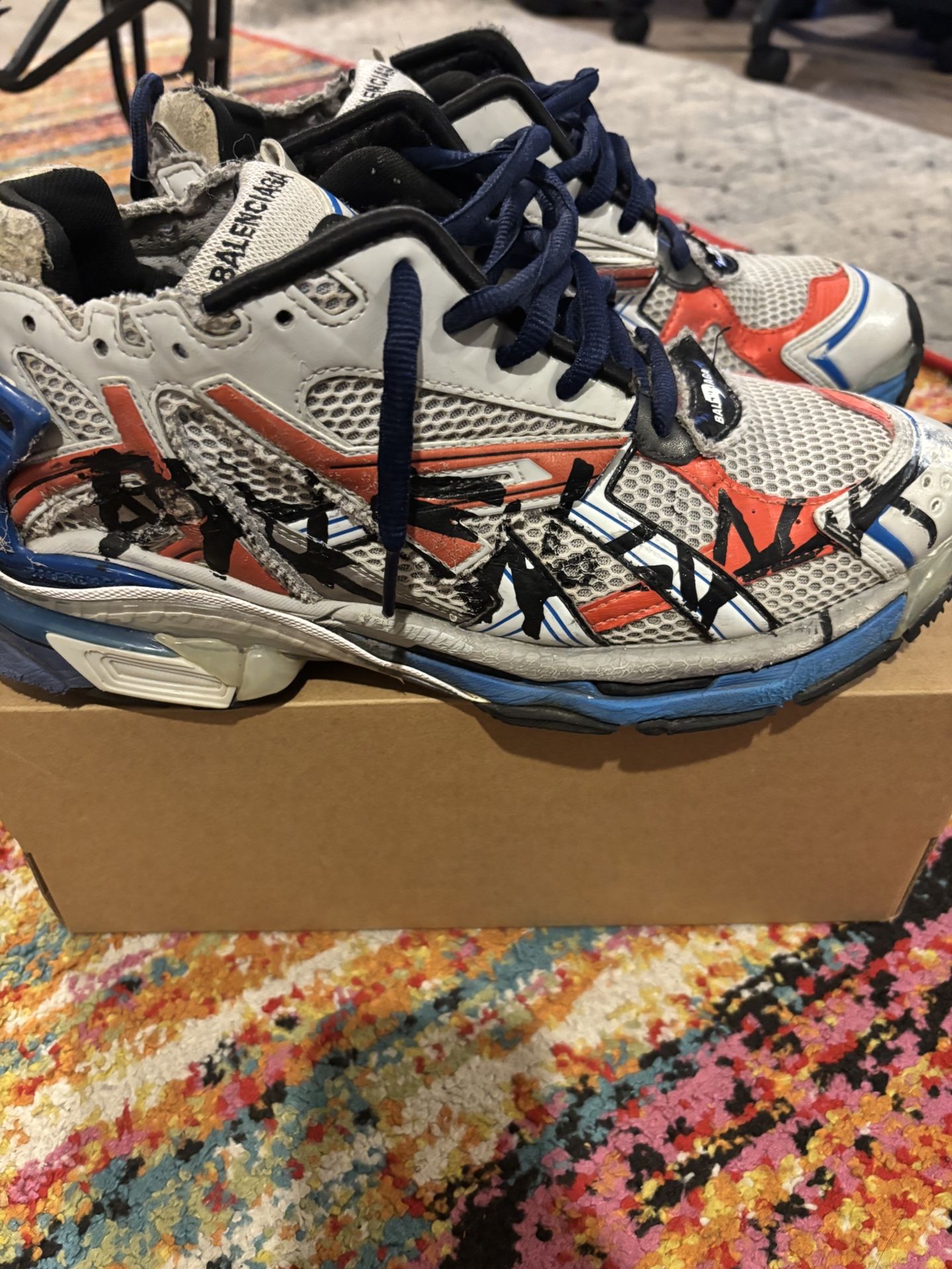 Balenciaga Runner Graffiti Red White Blue