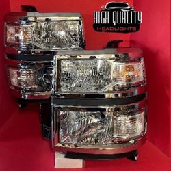 Chevy Silverado 2014. 2015 Headlights.
