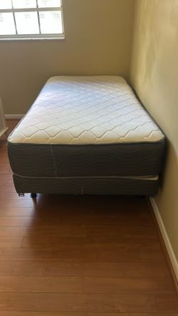 Single Bed, Mattresses, Boxspring, And Frame