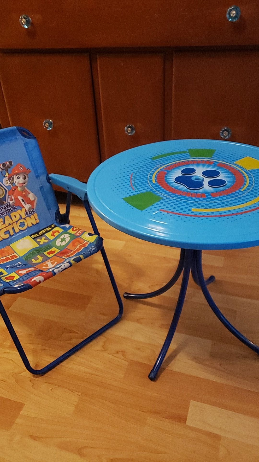 Kids table and one chair