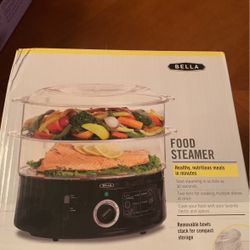 BElla food steamer new in box  Healthy nutritious meals in minutes