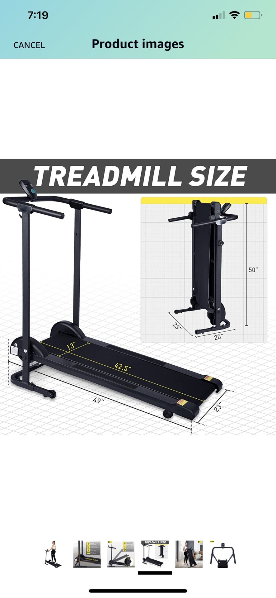 New manual treadmill